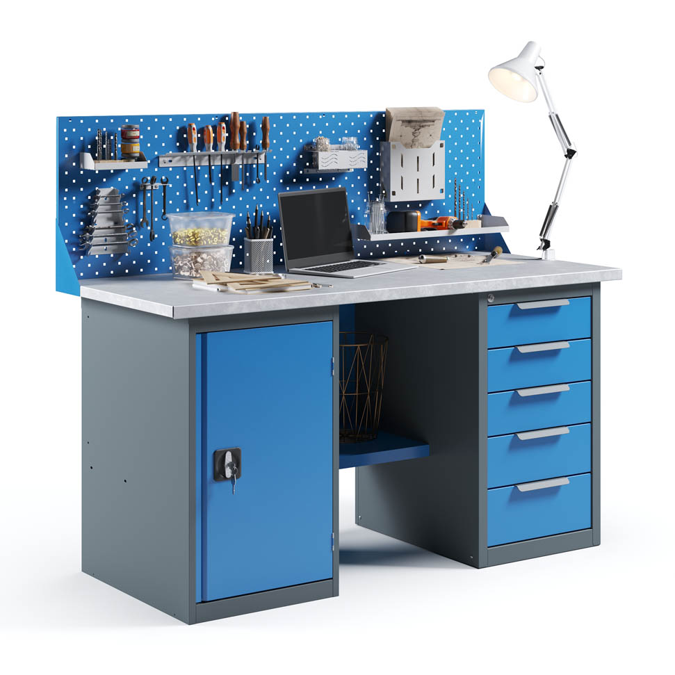 ВДТ-1.6 Верстак с драйвером и тумбой